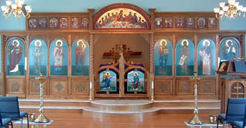 St. Stephen Iconostasis and Altar